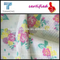 Small jacquard printing perforated fabrics/Feel soft yarn woven fabrics/Thin women's apparel fabrics